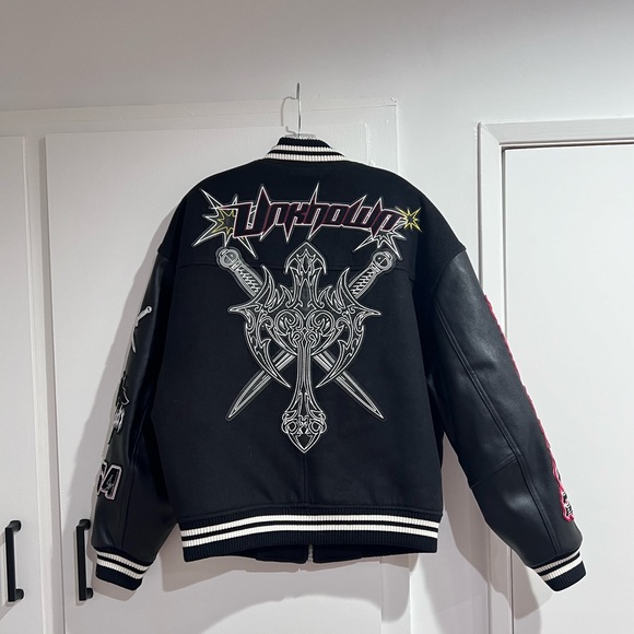 Unknown
Logo embroidered tech varsity jacket - Picture 8 of 9